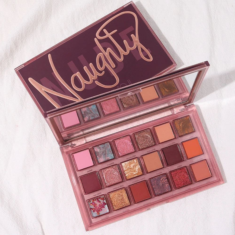 Eyeshadow Palette Shimmer Matte Eye Shadow Waterproof Cosmetic Beauty Makeup TSLM2