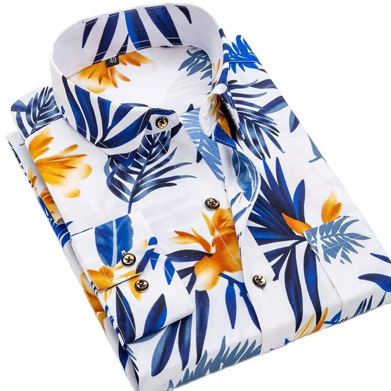 Men's Long Sleeve Casual Shirt Fashion