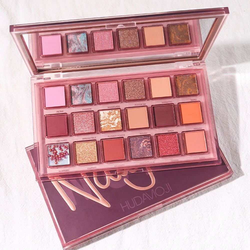 Eyeshadow Palette Shimmer Matte Eye Shadow Waterproof Cosmetic Beauty Makeup TSLM2