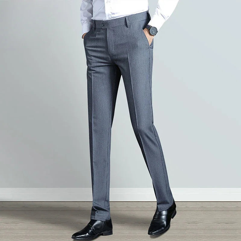 Men Tight Social Tailoring Man Pants