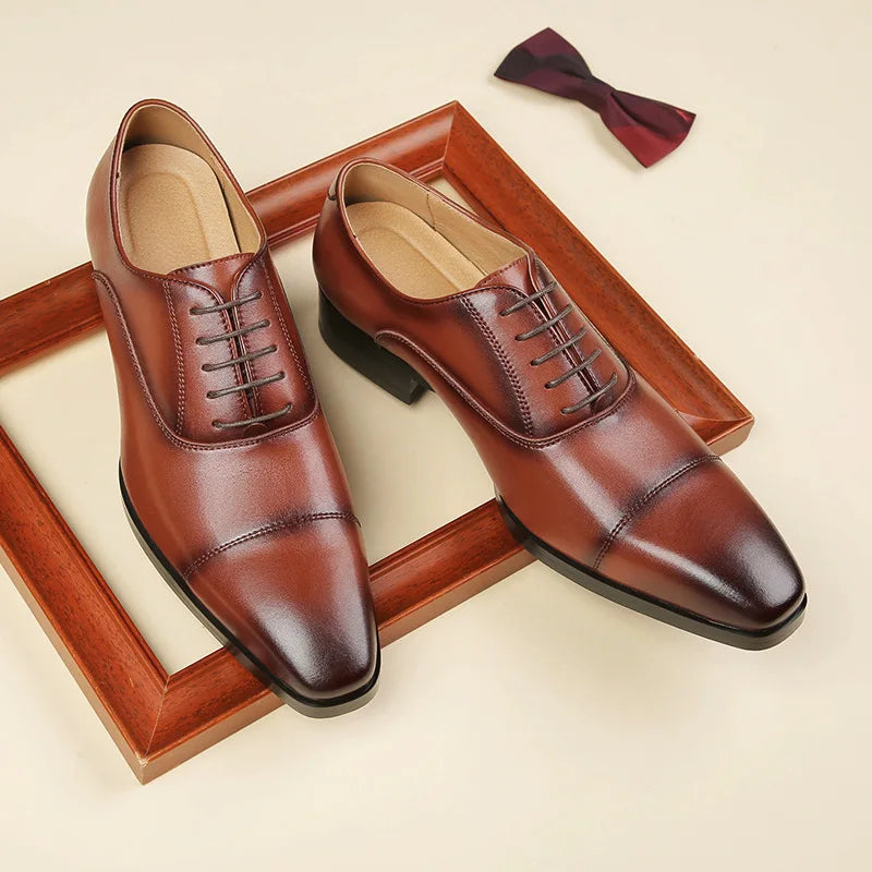 Genuine Leather Mens Dress Shoes